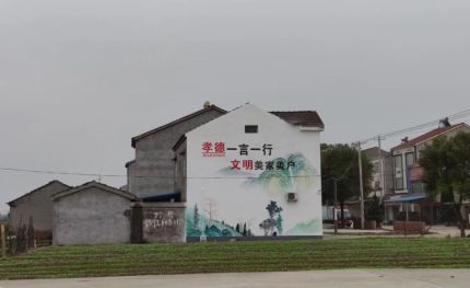 襄城新农村墙绘